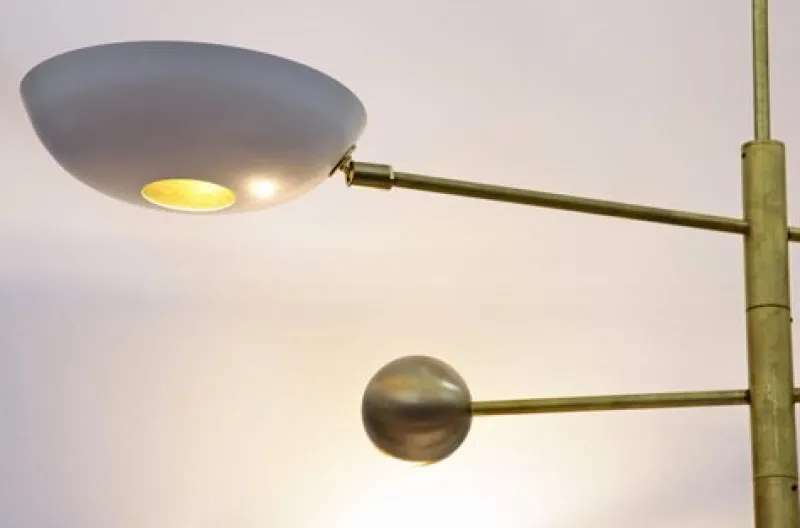 Best Pamono Orbitale Brass Chandelier by Silvio Piattelli