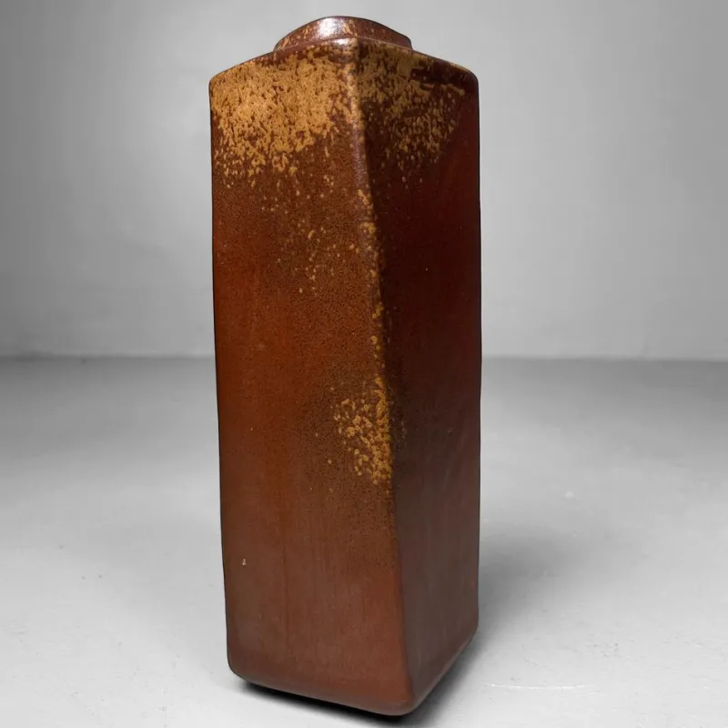 Pamono Organic Japanese Bizen Ikebana Vase, 1970s> Vases