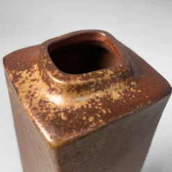 Pamono Organic Japanese Bizen Ikebana Vase, 1970s><noscript><img width=