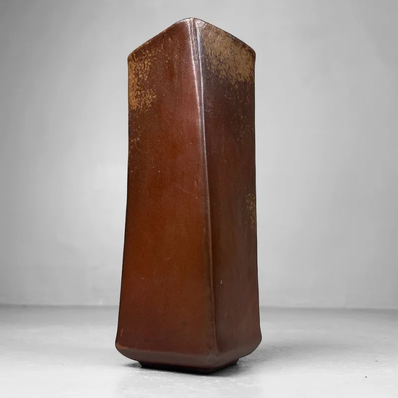 Pamono Organic Japanese Bizen Ikebana Vase, 1970s> Vases