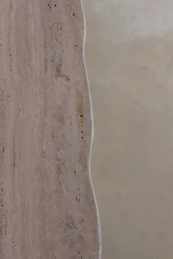 Pamono Organic Top 120 Beige Travertine Decorative Low Coffee Table by Beije Avenue><noscript><img width=