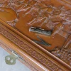 Pamono Oriental Carved Camphor Wood Chest, 1930s> Trunks Crates & Baskets