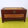 Sale Pamono Oriental Carved Wooden Chest