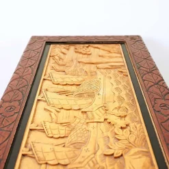 Sale Pamono Oriental Carved Wooden Chest