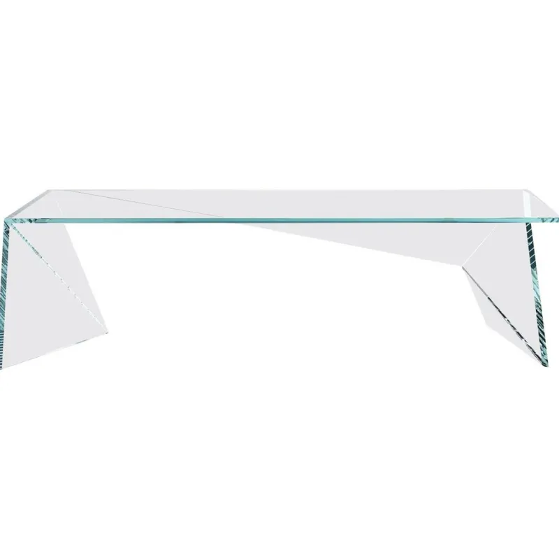 Pamono Origami Coffee Table in Crystal Glass by Barberini & Gunnell> Tables