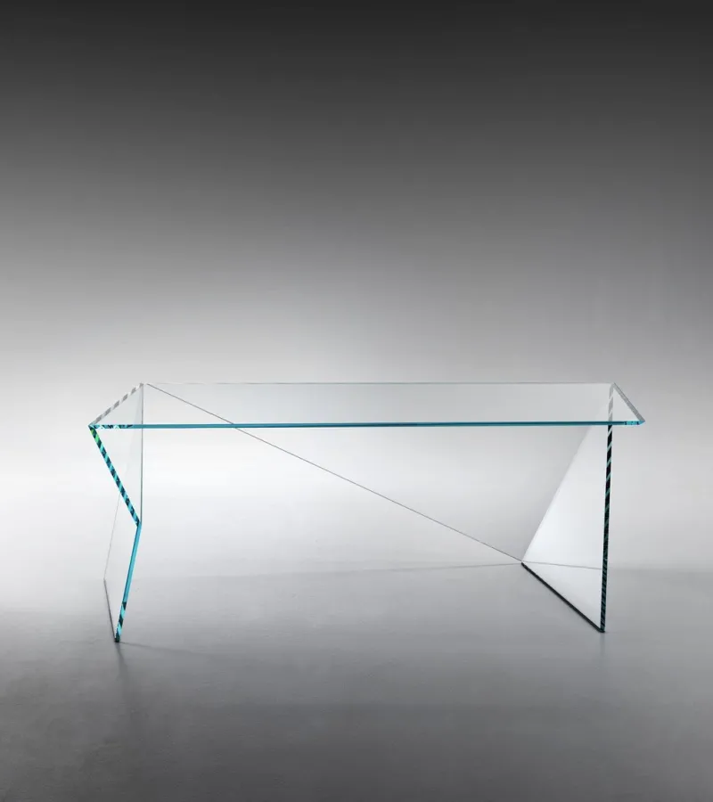 Pamono Origami Coffee Table in Crystal Glass by Barberini & Gunnell> Tables