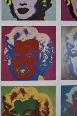 Pamono Original Andy Warhol Marilyn Monroe Exhibition Poster by Ros Nagy-Roden, Museum Ludwig Köln, 1989-1990><noscript><img width=