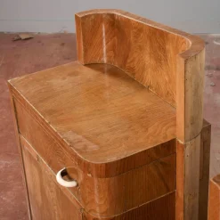 Pamono Original Art Deco Bedside Tables, Set of 2><noscript><img width=
