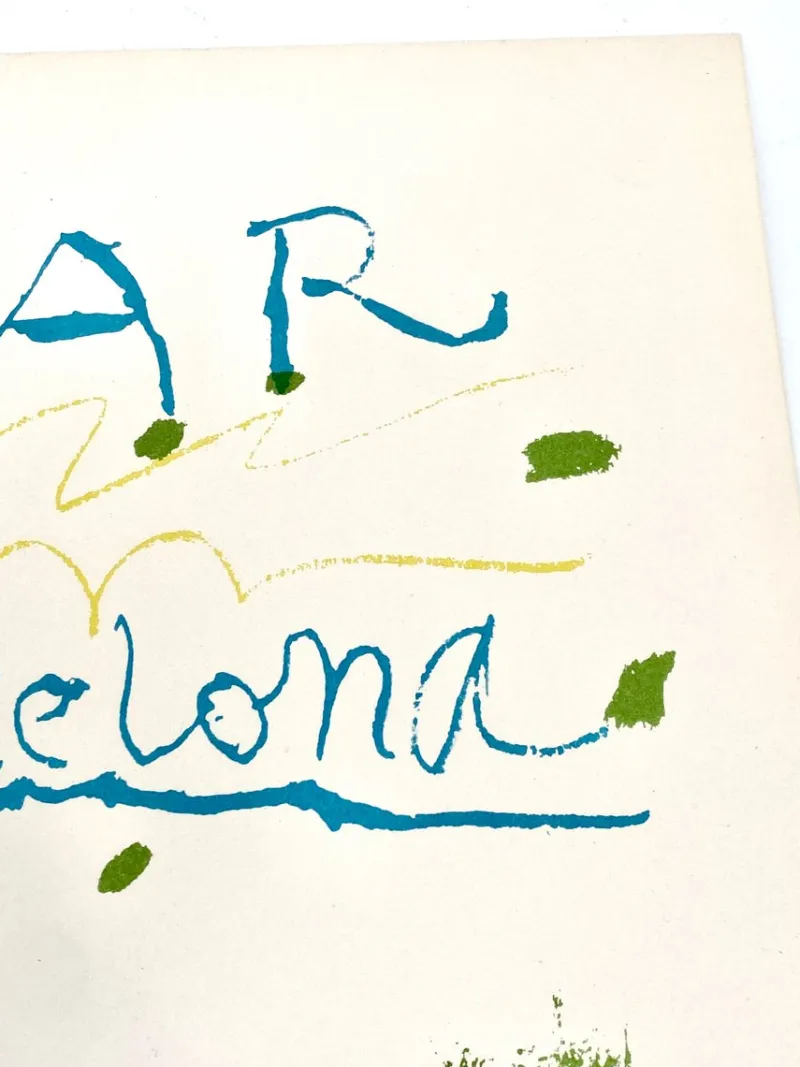 New Pamono Original Exhibition Poster for Pablo Picasso at the Sala Gaspar Gallery Barcelona, April 1961, Spain