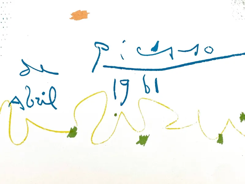 New Pamono Original Exhibition Poster for Pablo Picasso at the Sala Gaspar Gallery Barcelona, April 1961, Spain