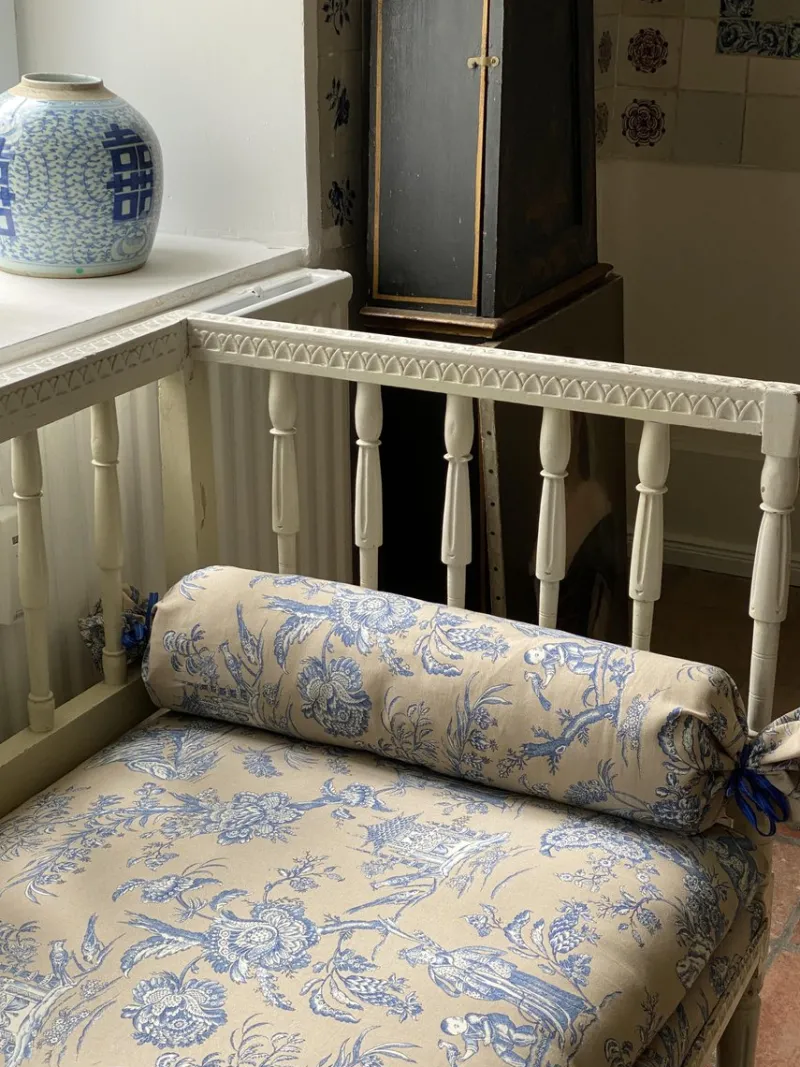Pamono Original Swedish Bench with New Cover, 1880s> Benches