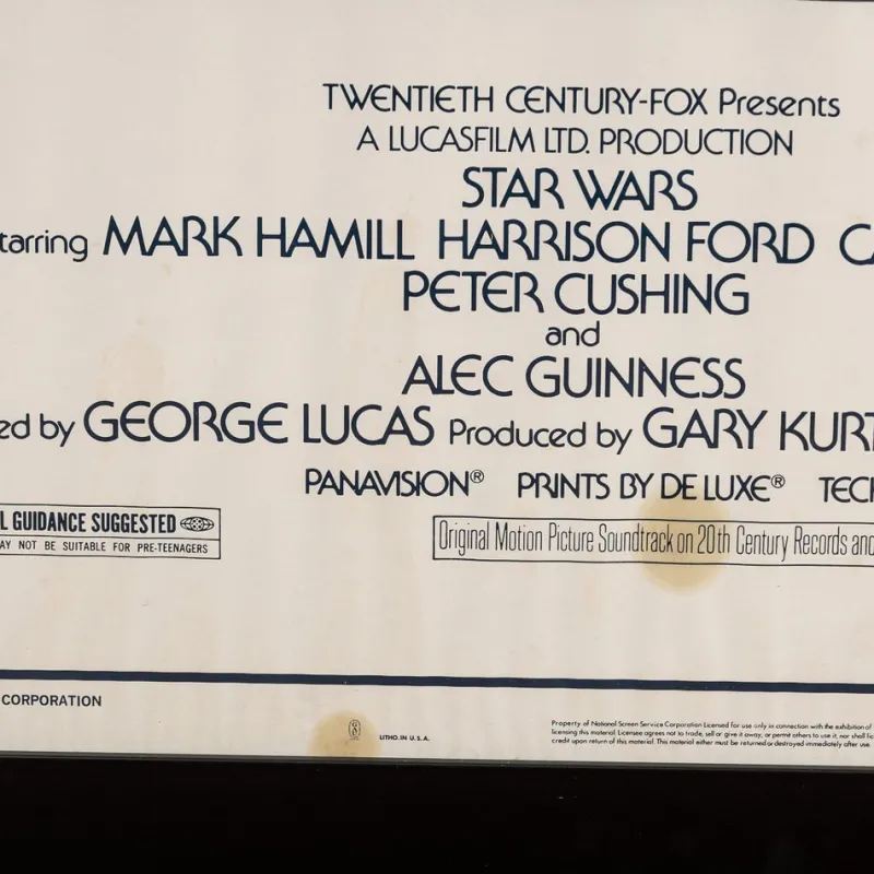 Sale Pamono Original US Release Star Wars: A New Hope Poster, 1977