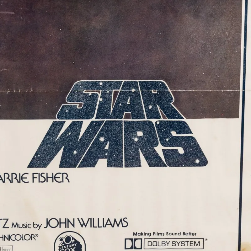 Sale Pamono Original US Release Star Wars: A New Hope Poster, 1977