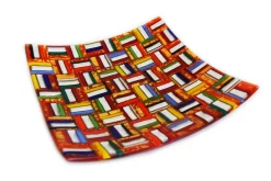 Outlet Pamono Ormesino Q25 Multicolored Murano Glass Centrepiece by Stefano Birello for VeVe Glass, 2019