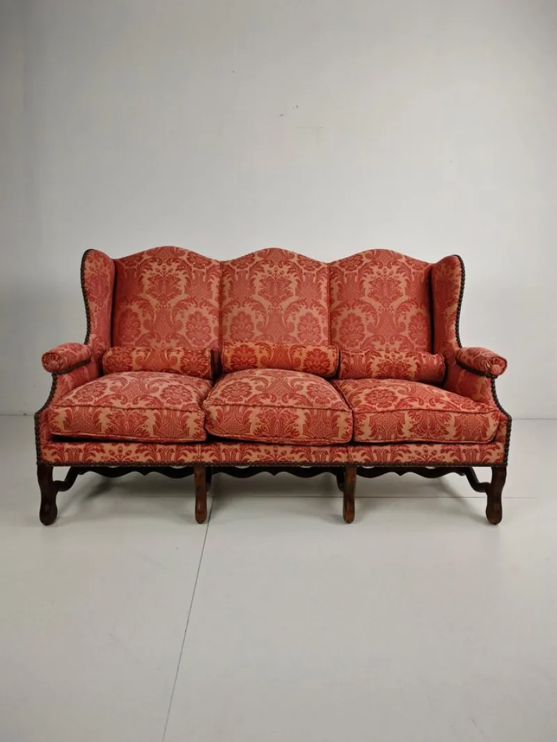 Clearance Pamono Os De Mouton Sofa in Tapestry, 1700s