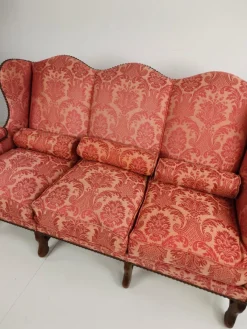 Clearance Pamono Os De Mouton Sofa in Tapestry, 1700s