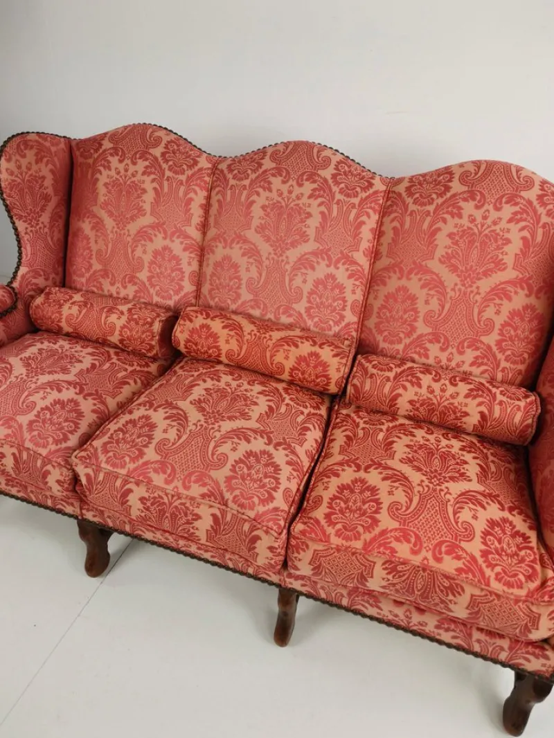 Clearance Pamono Os De Mouton Sofa in Tapestry, 1700s