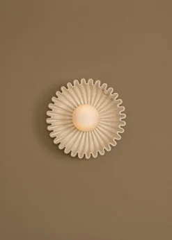 Pamono Ostro Ecru Ceramic Wall Sconce by Simone & Marcel> Wall Lights & Sconces