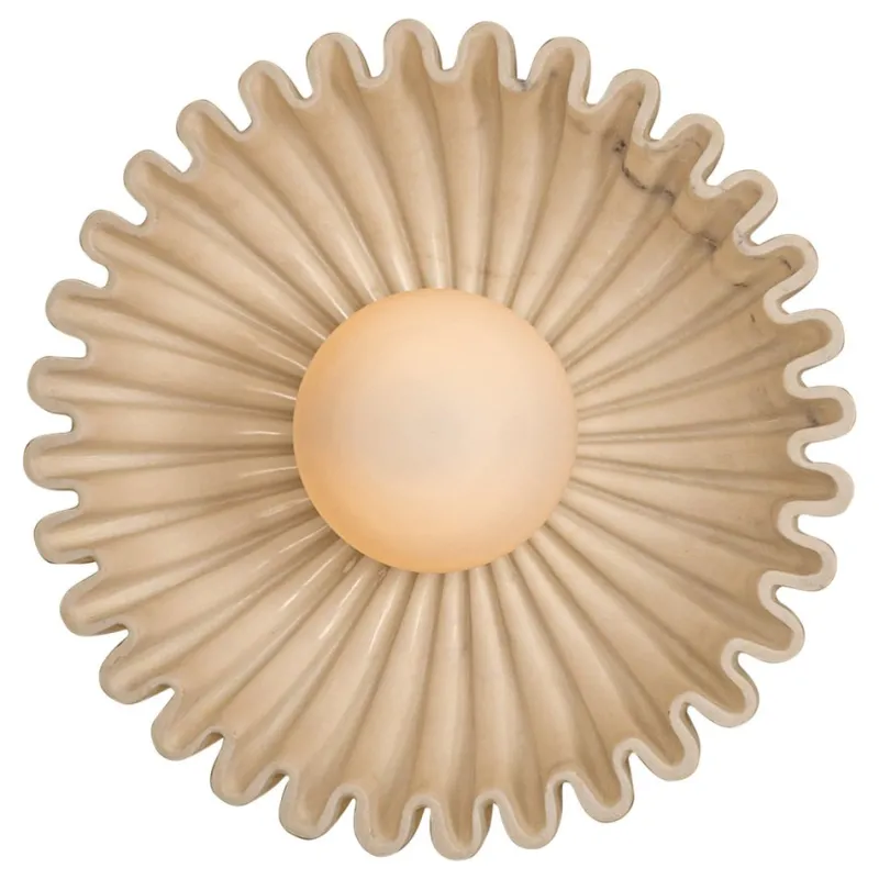 Pamono Ostro White Marble Wall Sconce by Simone & Marcel> Wall Lights & Sconces