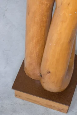 Hot Pamono Otto Baagøe Nielsen, Organic Sculpture, Birch with Pine and Bakelite Base