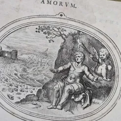 Sale Pamono Otto van Veen, Amorvm Emblemata, 1608, Engravings, Framed, Set of 2