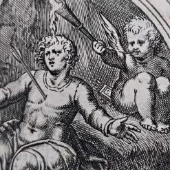 Sale Pamono Otto van Veen, Amorvm Emblemata, 1608, Engravings, Framed, Set of 2