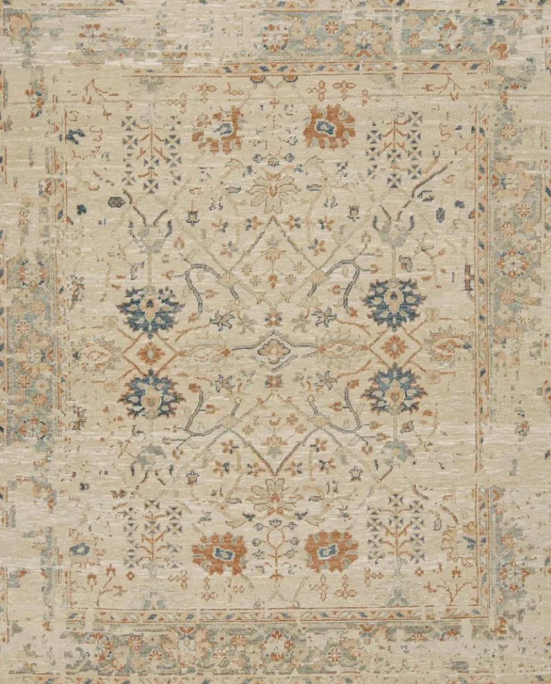 Pamono Oushak Style Rug from R&K Principal Jahanshah Nazmiyal> Carpets & Textiles|Carpets & Textiles