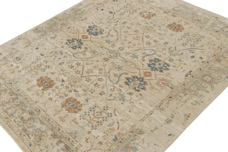 Pamono Oushak Style Rug from R&K Principal Jahanshah Nazmiyal> Carpets & Textiles|Carpets & Textiles