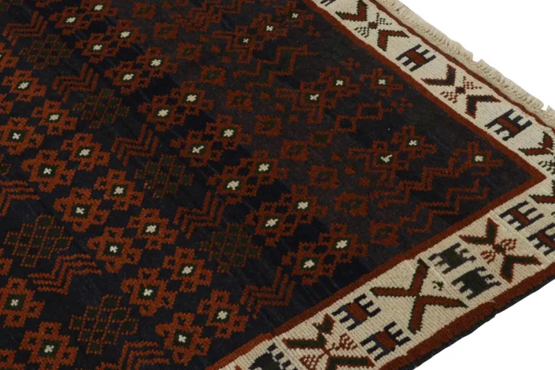 Pamono Oushak Style Rug with Geometric Patterns from R&K Principal Jahanshah Nazmiyal> Carpets & Textiles|Carpets & Textiles