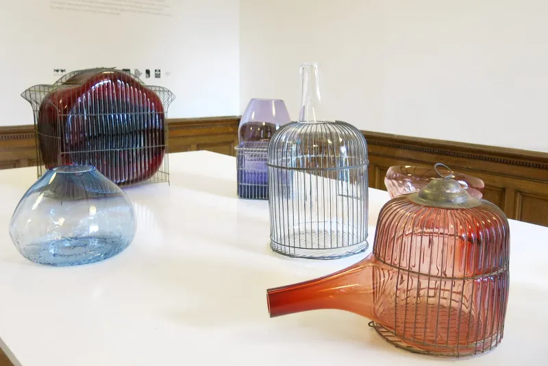 Pamono Out of the Cage (Blue Vase) by Gala Fernandez> Decorative Objects|Tabletop
