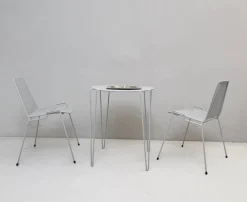Clearance Pamono Outdoor Chairs and Table, 1950s, Set of 3