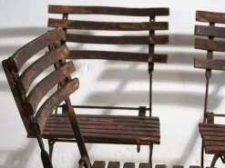 Pamono Outdoor Chairs, 1920s, Set of 3><noscript><img width=
