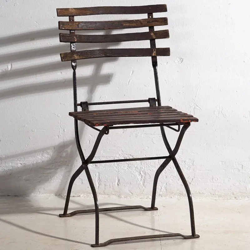 Pamono Outdoor Chairs, 1920s, Set of 3> Garden Seating
