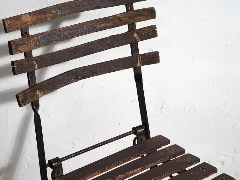 Pamono Outdoor Chairs, 1920s, Set of 3> Garden Seating