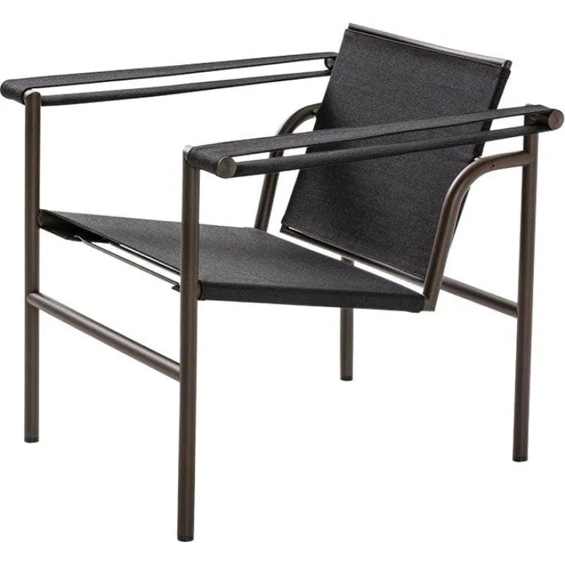 Pamono Outdoor Collection LC1 Chair by Le Corbusier, P. Jeanneret and C. Perriand for Cassina