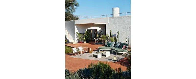 Pamono Outdoor Collection LC1 Chair by Le Corbusier, P. Jeanneret and C. Perriand for Cassina