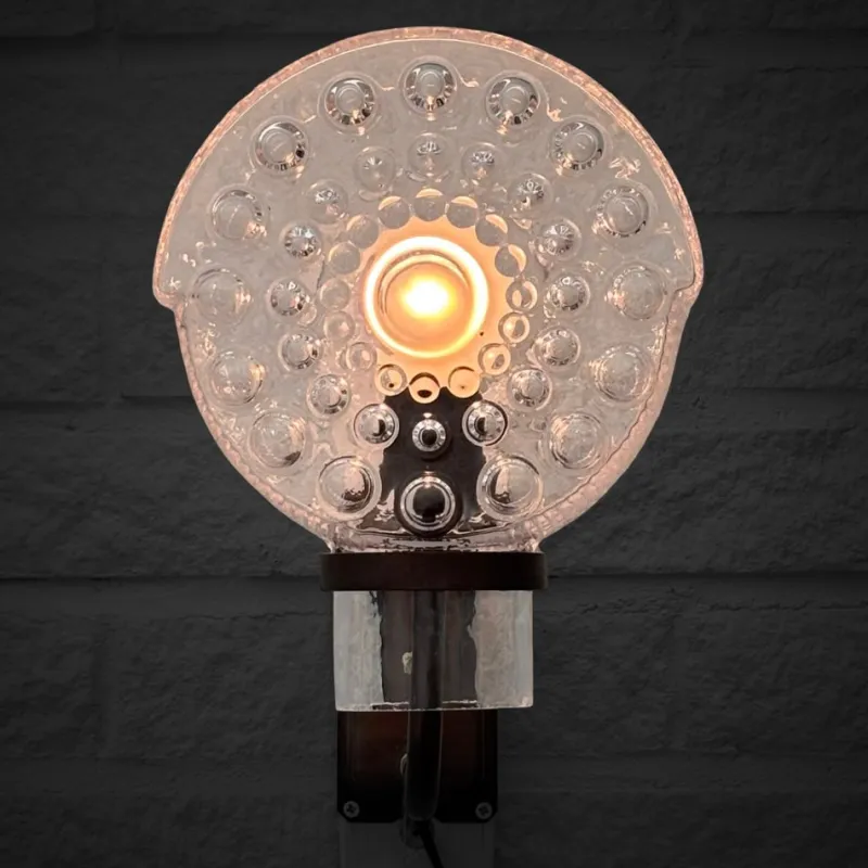 Clearance Pamono Outdoor Facade Lamp in Copper and Glass from Westal, Sweden, 1960s