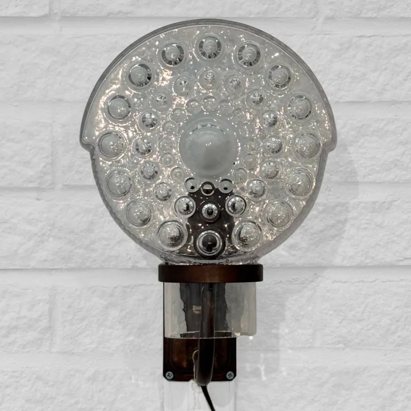 Clearance Pamono Outdoor Facade Lamp in Copper and Glass from Westal, Sweden, 1960s