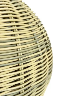 Pamono Outdoor Faux Rattan Globe Lantern, 2010s><noscript><img width=