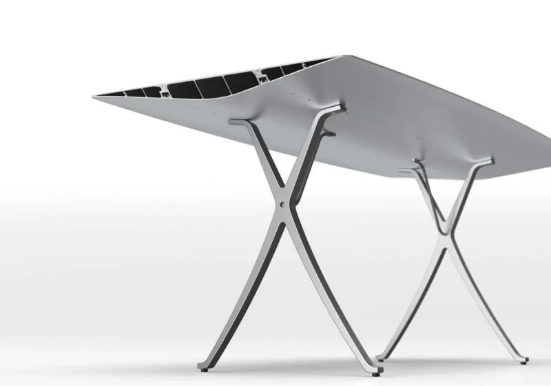 Online Pamono Outdoor Garden Table with Aluminum Legs from BD Barcelona