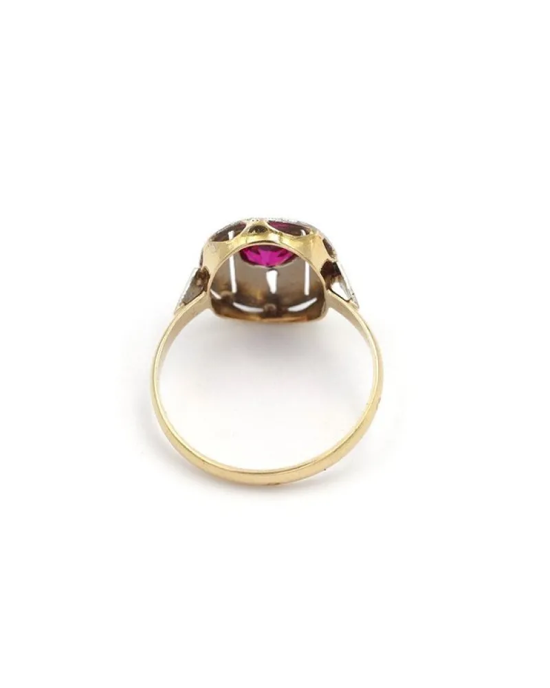 Pamono Oval Art Deco Ring> Rings