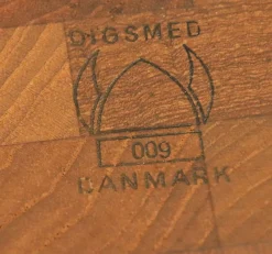 Online Pamono Oval Cutting Board or Serving Dish in Solid Teak from Digsmed, Denmark