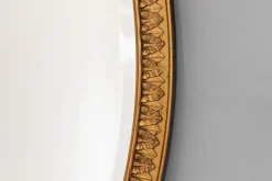 Pamono Oval Gilt Mirror, 1930s><noscript><img width=