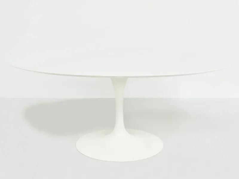Pamono Oval Tulip Dining Table by Eero Saarinen for Knoll International, 1980s