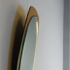 Online Pamono Oval Wall Mirror, 1960s