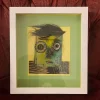 Clearance Pamono Ovidio Wain, Collage Composition, 1960s, Mixed Media on Panel, Framed