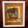 Discount Pamono Ovidio Wain, Collage Composition, 1960s, Mixed Media on Panel, Framed