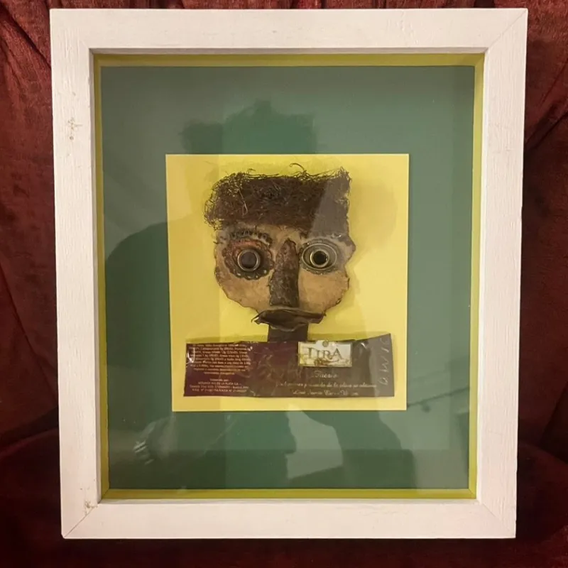 Pamono Ovidio Wain, Composition, 1960s, Mixed Media on Panel, Framed> Abstraction