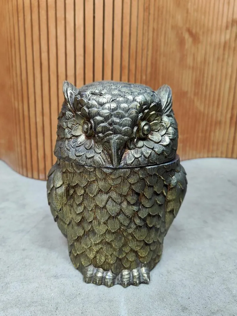 Discount Pamono Owl Ice Bucket by Mauro Manetti, Italy, 1960s