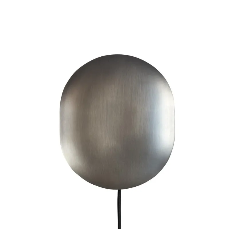 New Pamono Oxidized Metal Clam Wall Lamp by 101 Copenhagen